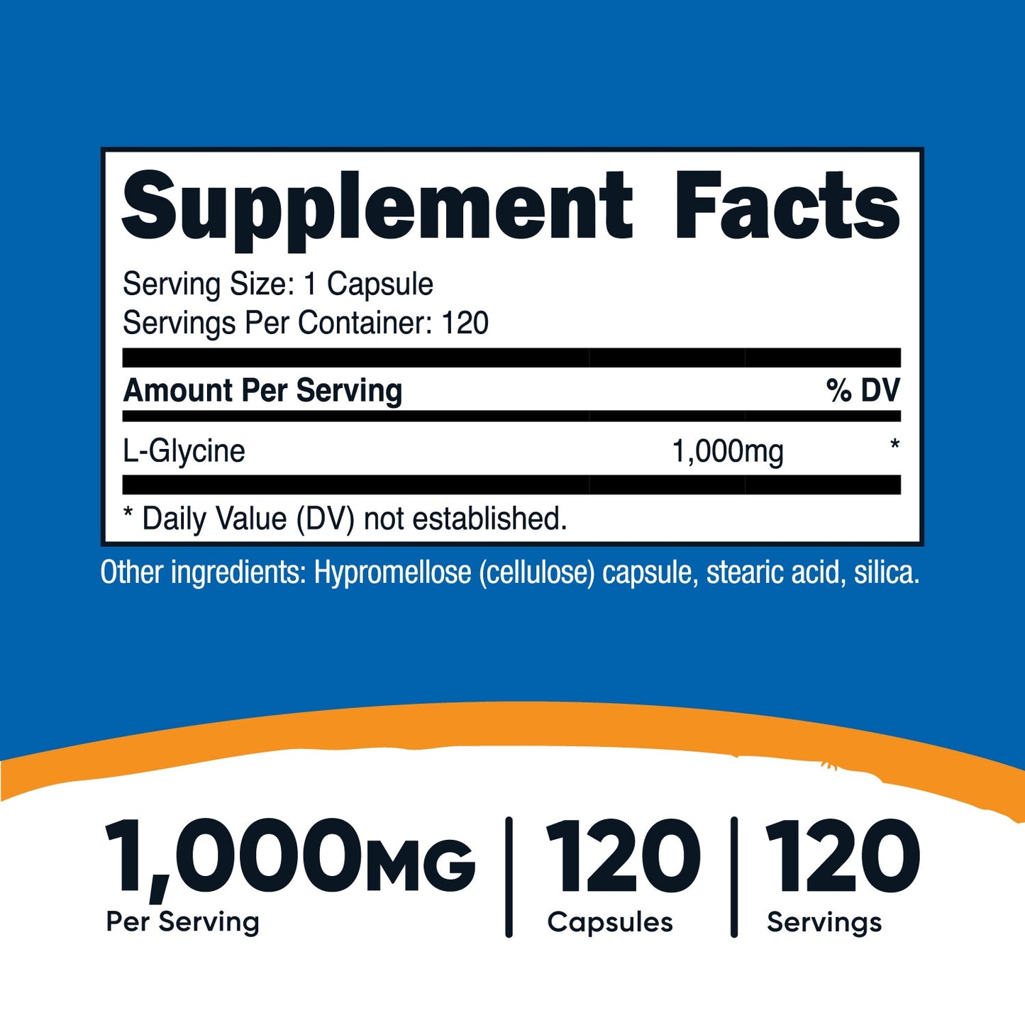 Nutricost L-Glycine Capsules