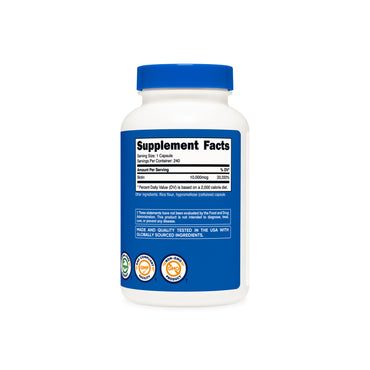 Nutricost Biotin Capsules