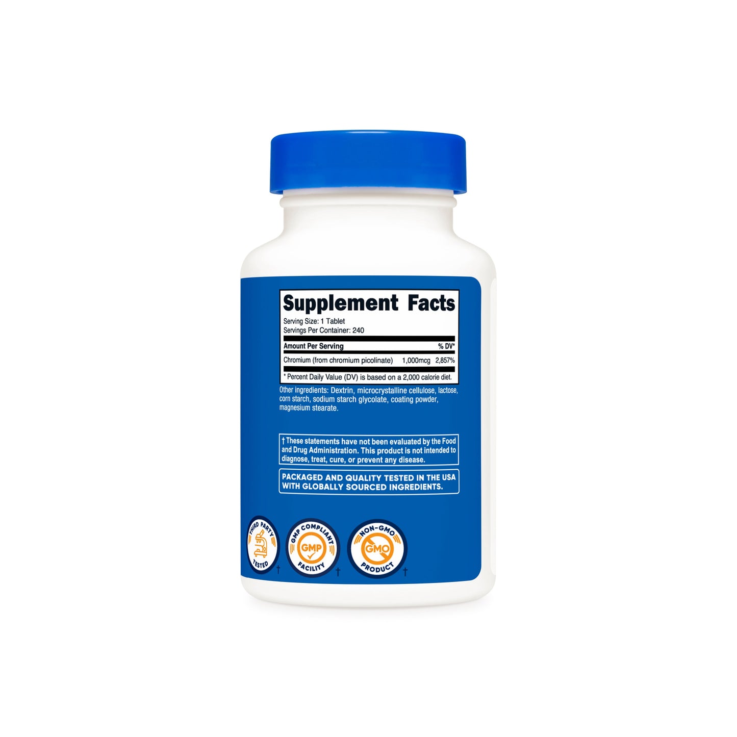 크로미움 피콜리네이트 1000mcg 태블릿