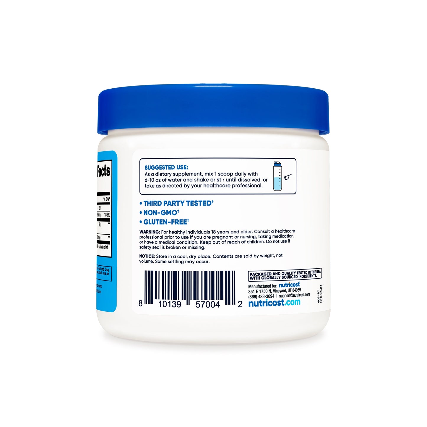 Nutricost Ketone BHB Salt Powders (Calcium, Magnesium, Potassium, Sodium)