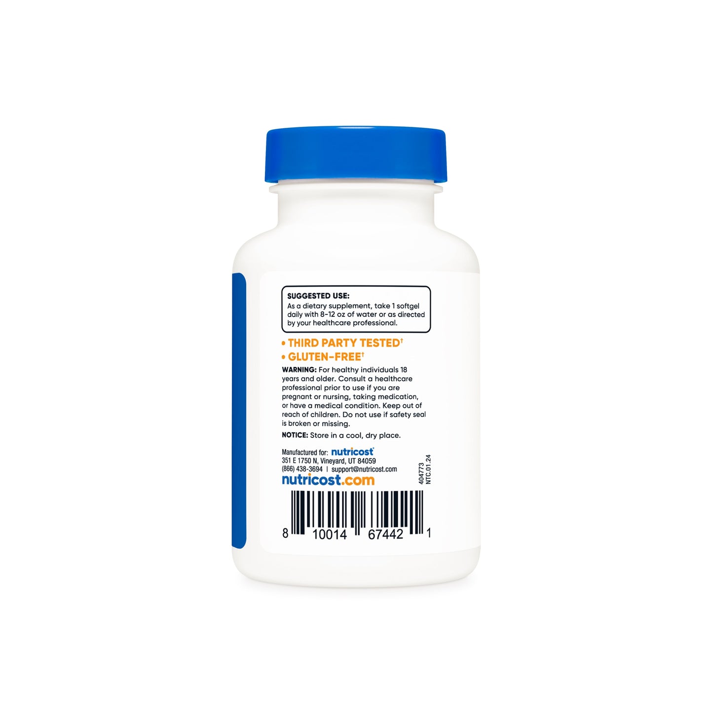 Nutricost Vitamin D3 Softgels