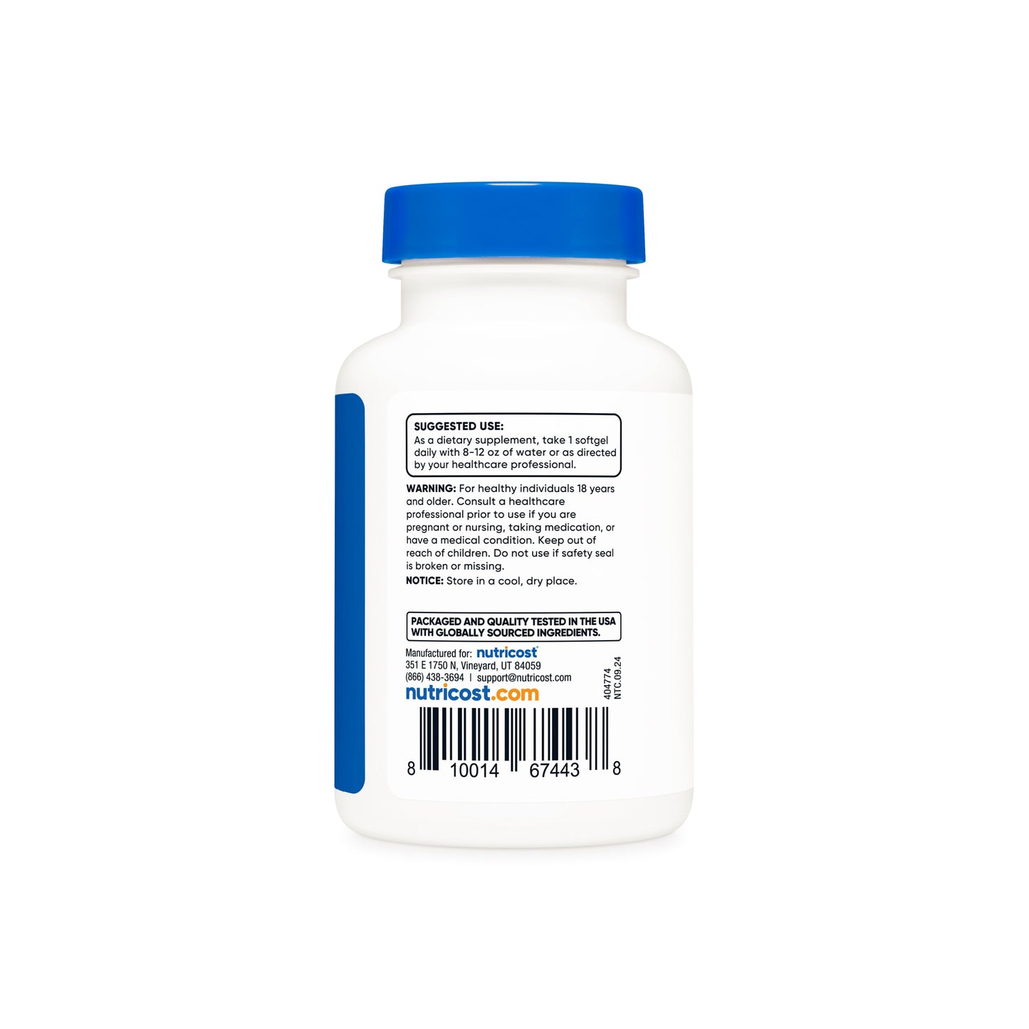 Nutricost Vitamin D3 Softgels