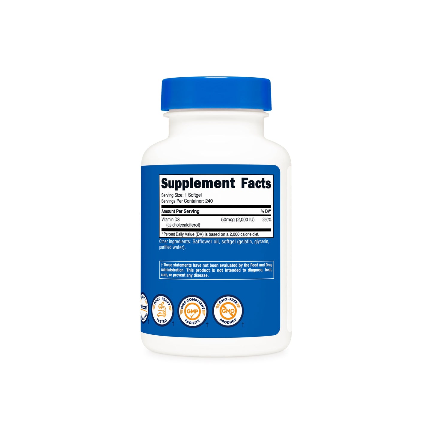 Nutricost Vitamin D3 Softgels