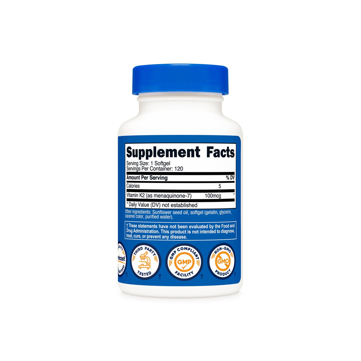 Nutricost Vitamin K2 MK-7 Softgels