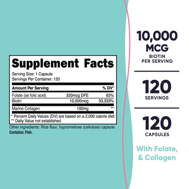 Nutricost Biotin for Women - Nutricost