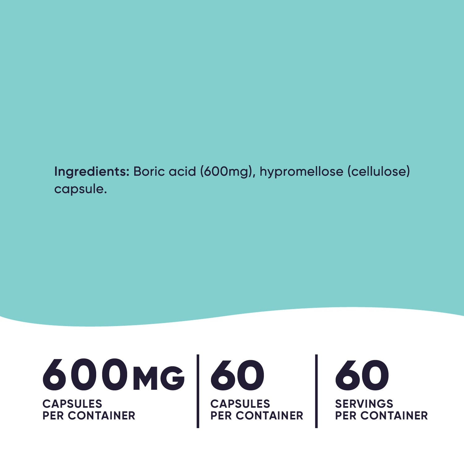 Nutricost Boric Acid Capsules - Nutricost