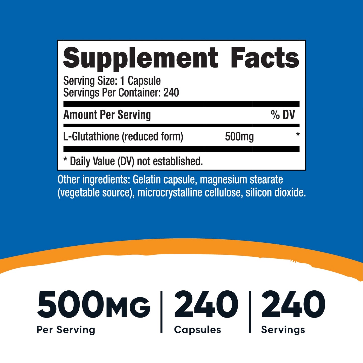 Nutricost Glutathione Capsules - Nutricost