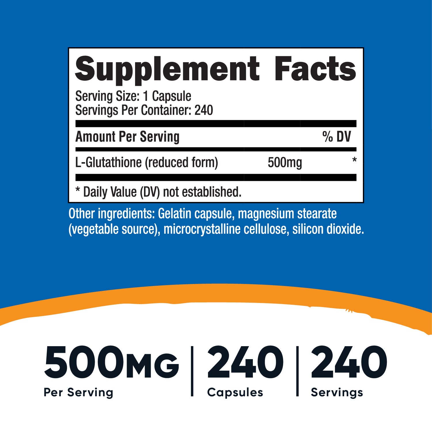 Nutricost Glutathione Capsules - Nutricost