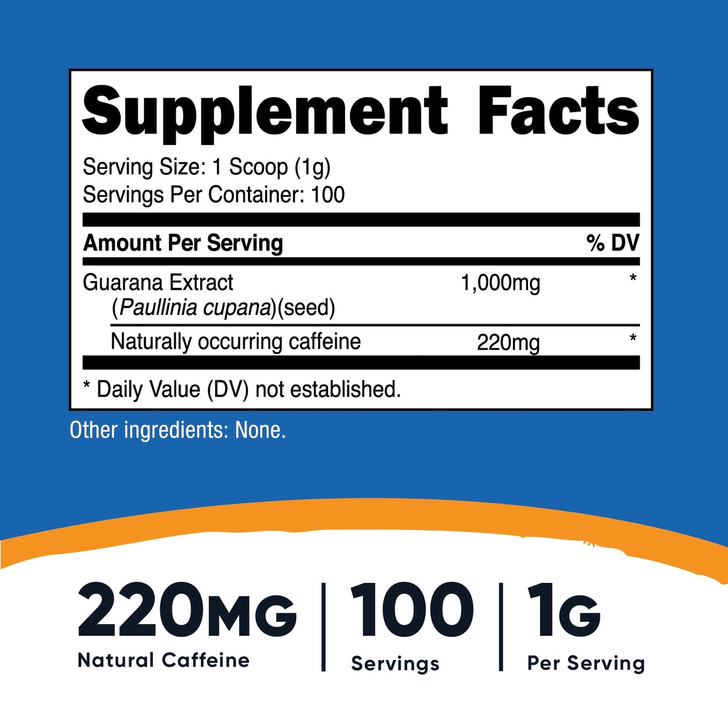 Nutricost Guarana Powder - Nutricost