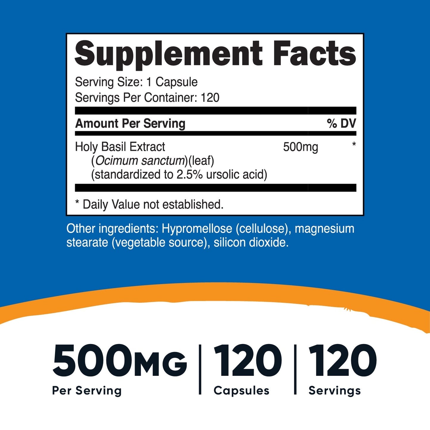 Nutricost Holy Basil Capsules - Nutricost