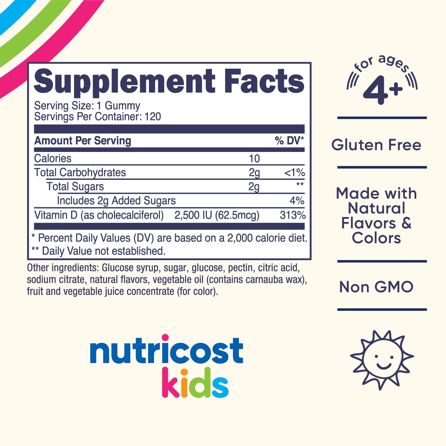 Nutricost Kids Vitamin D3 Gummies - Nutricost