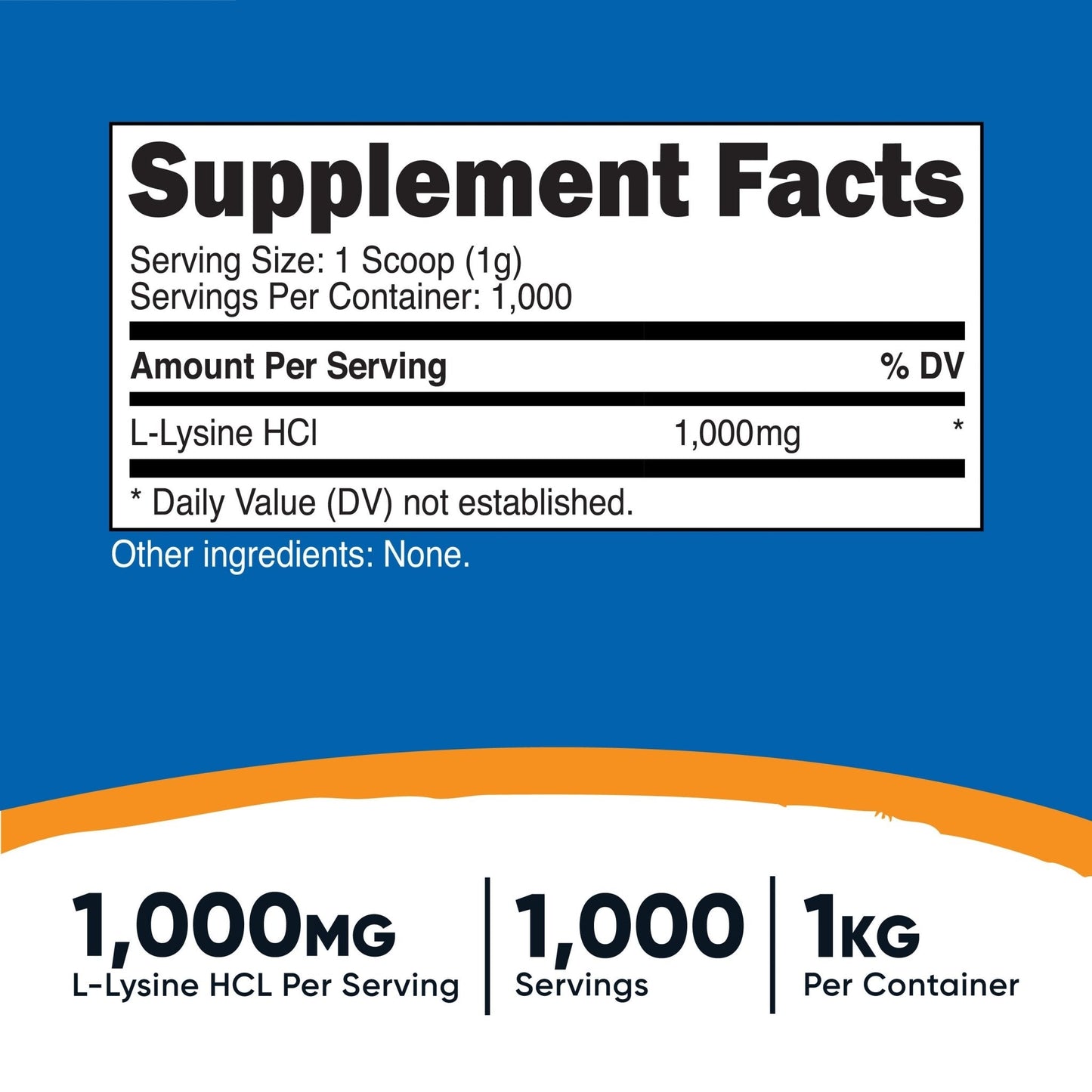 Nutricost L-Lysine Powder - Nutricost