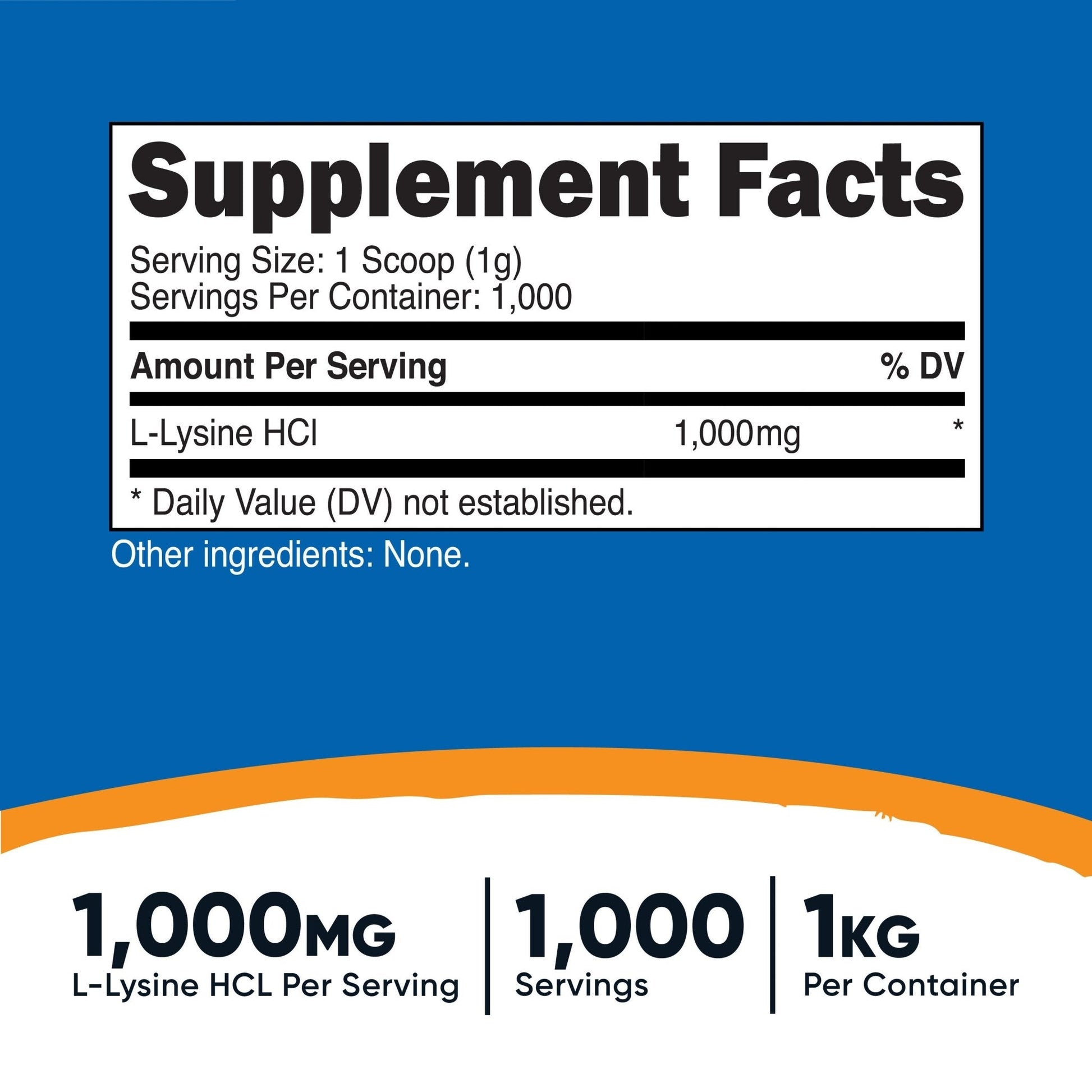 Nutricost L-Lysine Powder - Nutricost
