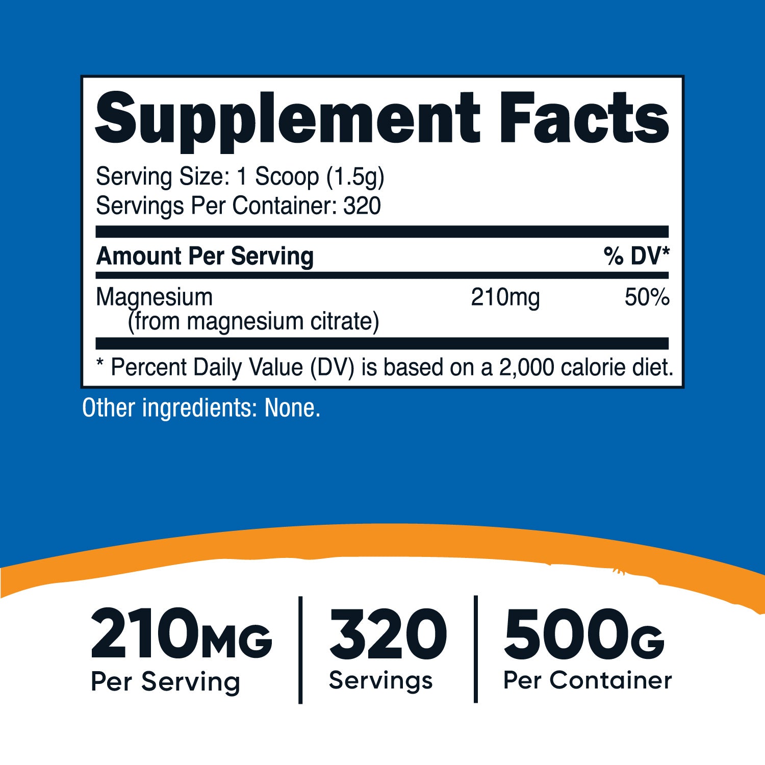 Nutricost Magnesium Citrate Powder - Nutricost
