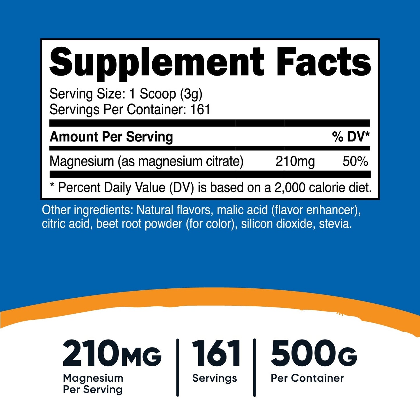 Nutricost Magnesium Citrate Powder - Nutricost