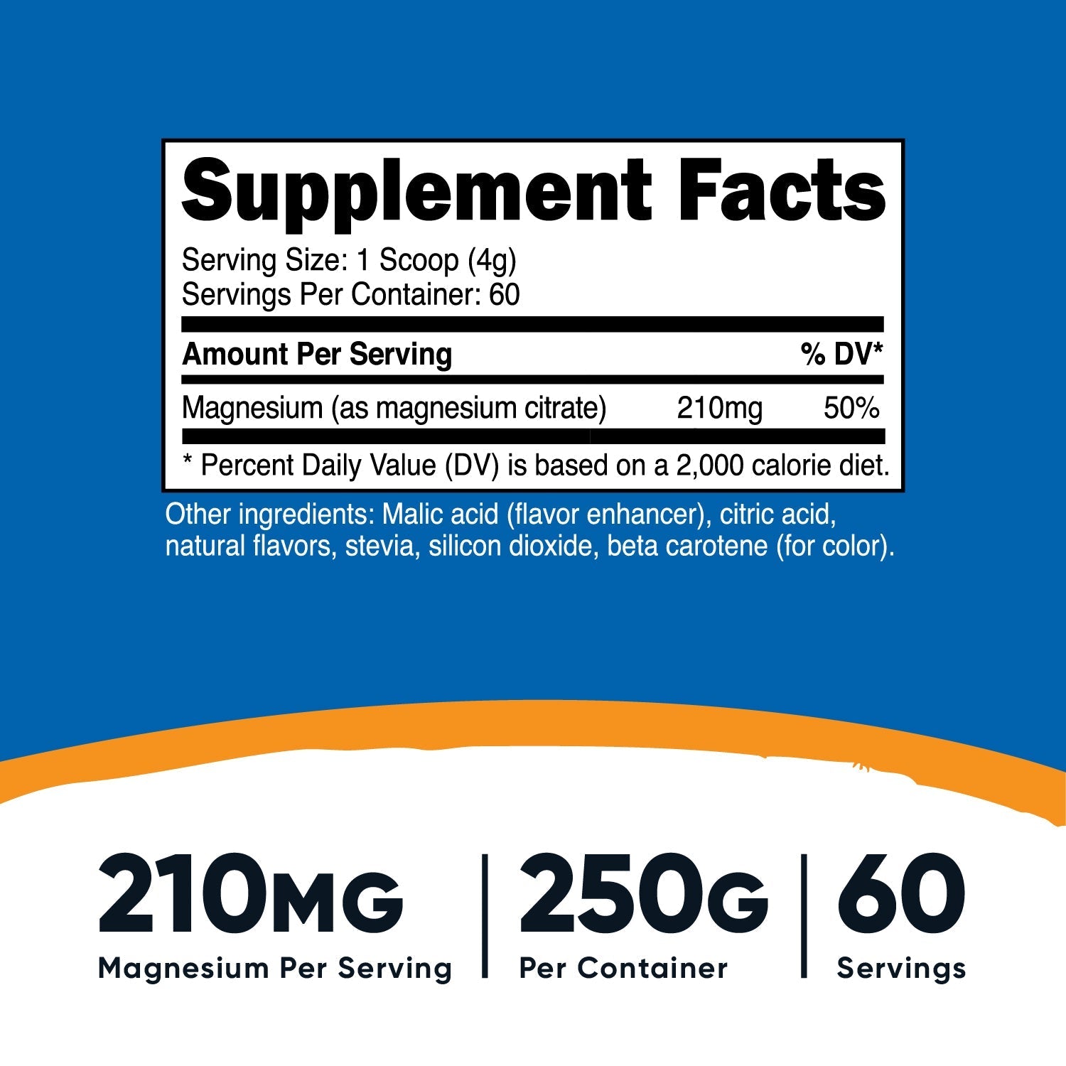Nutricost Magnesium Citrate Powder - Nutricost