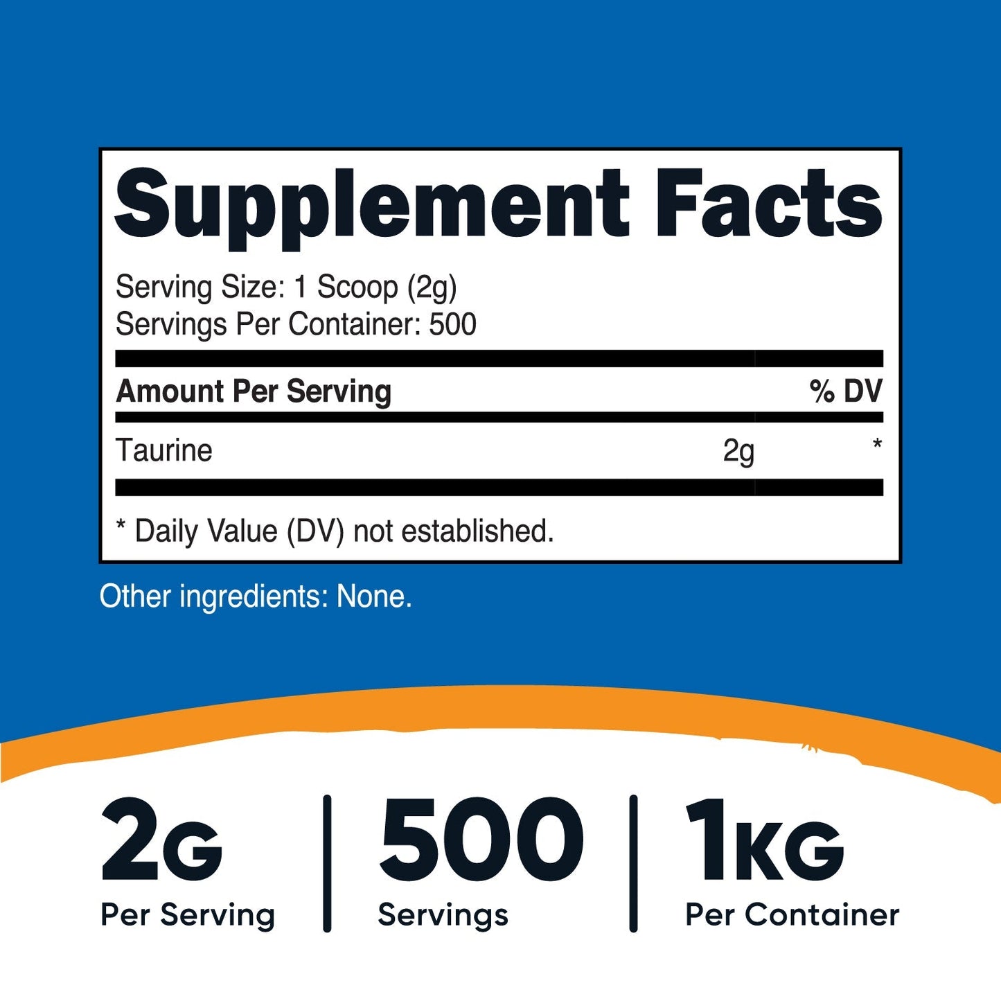 Nutricost Taurine Powder - Nutricost