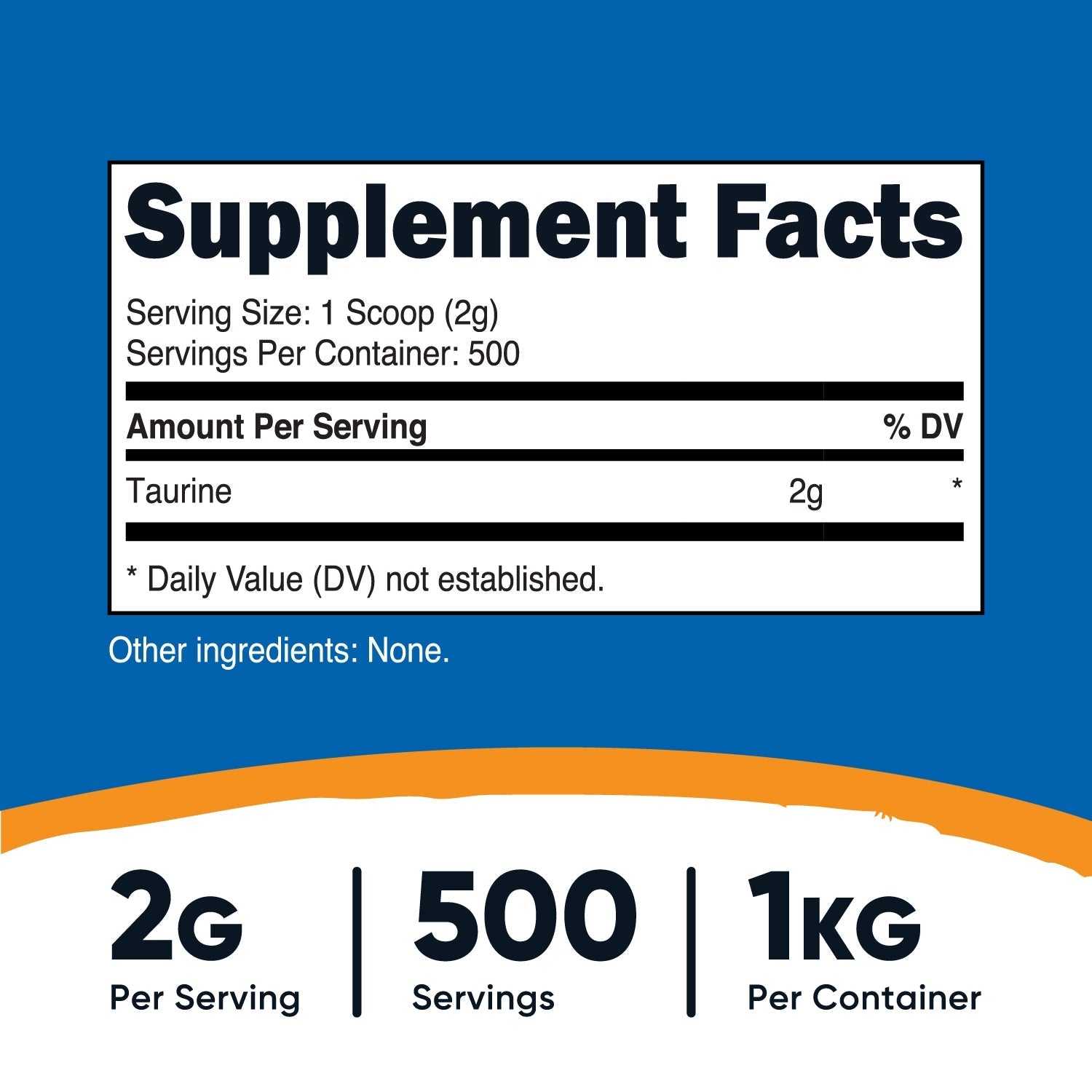 Nutricost Taurine Powder - Nutricost