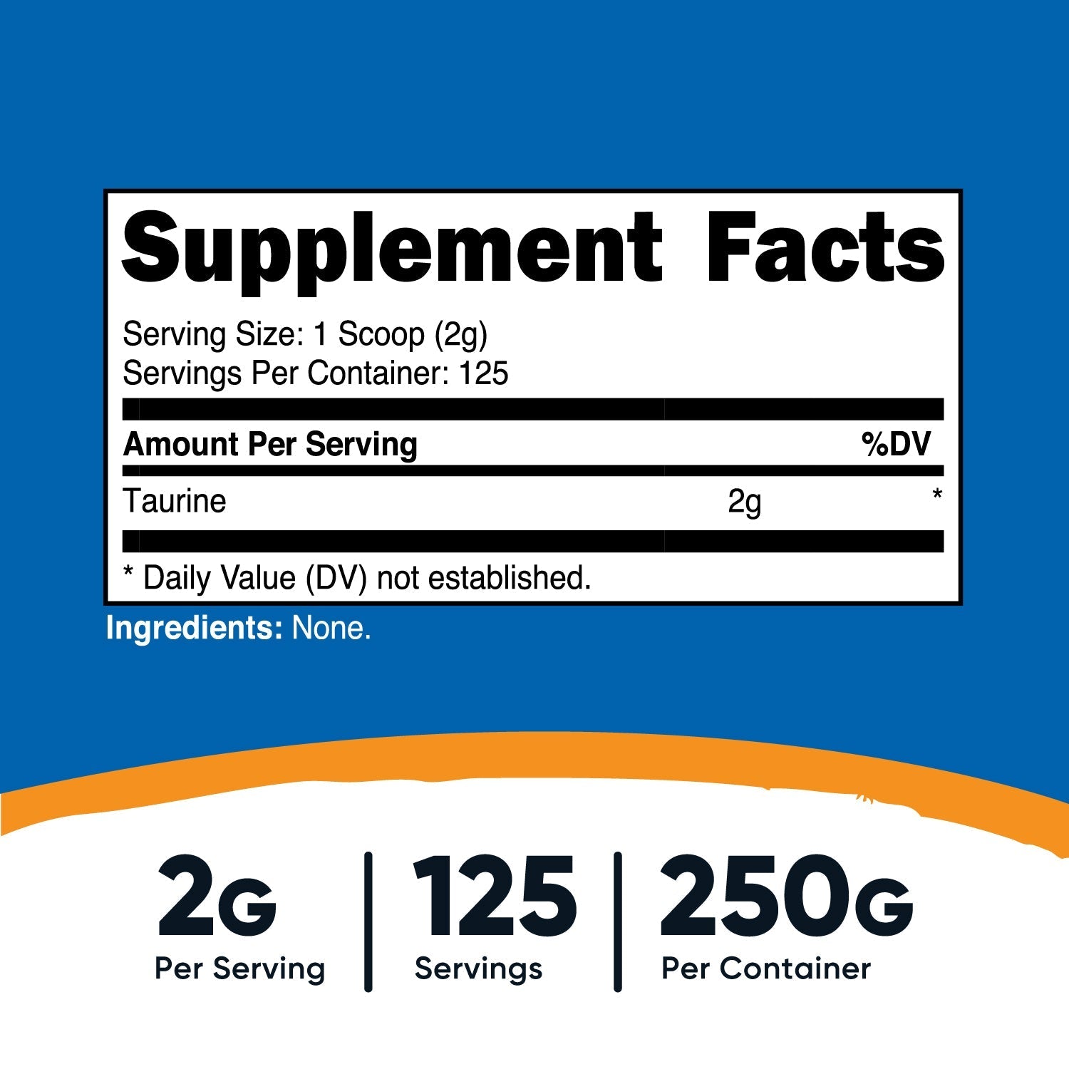 Nutricost Taurine Powder - Nutricost