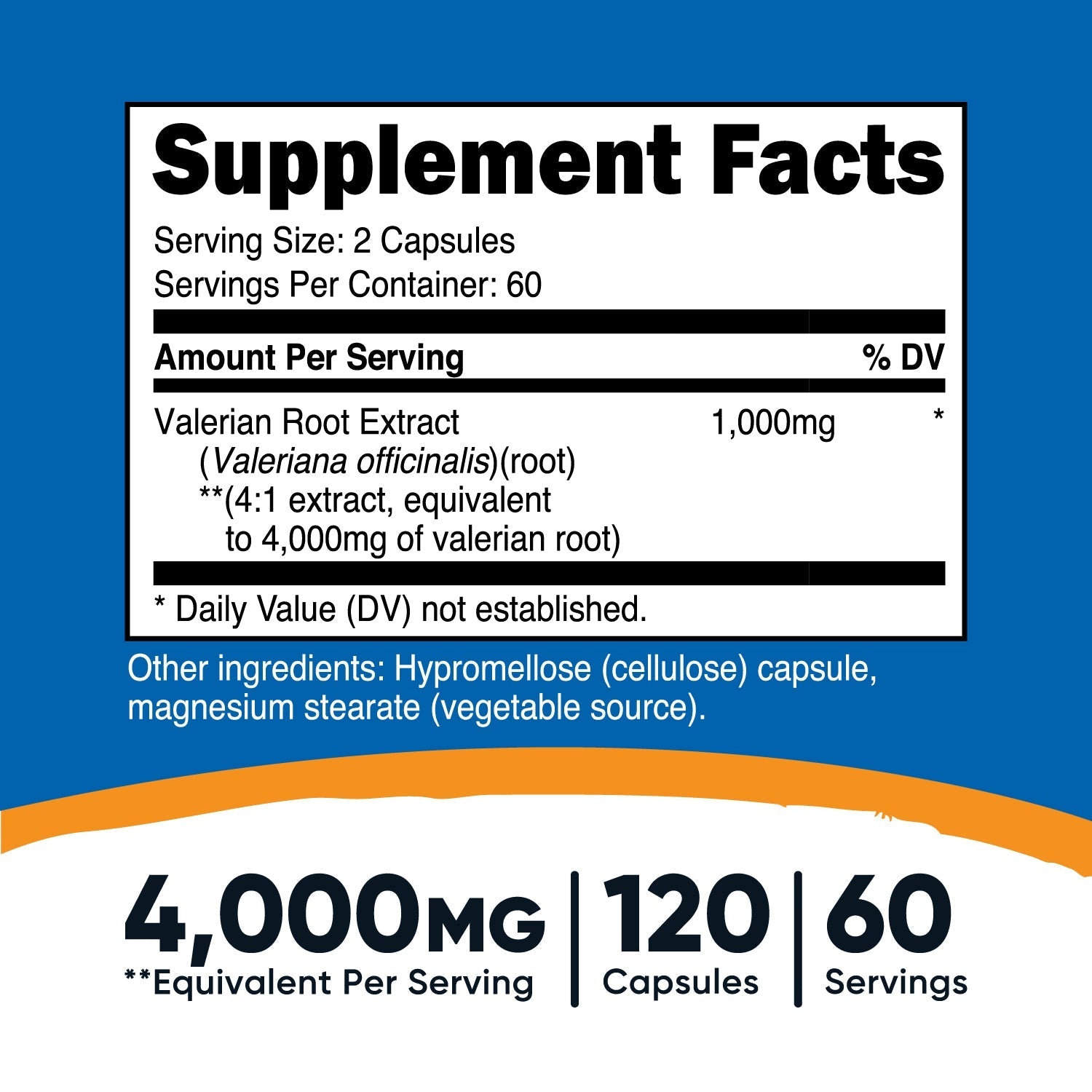 Nutricost Valerian Root Capsules - Nutricost