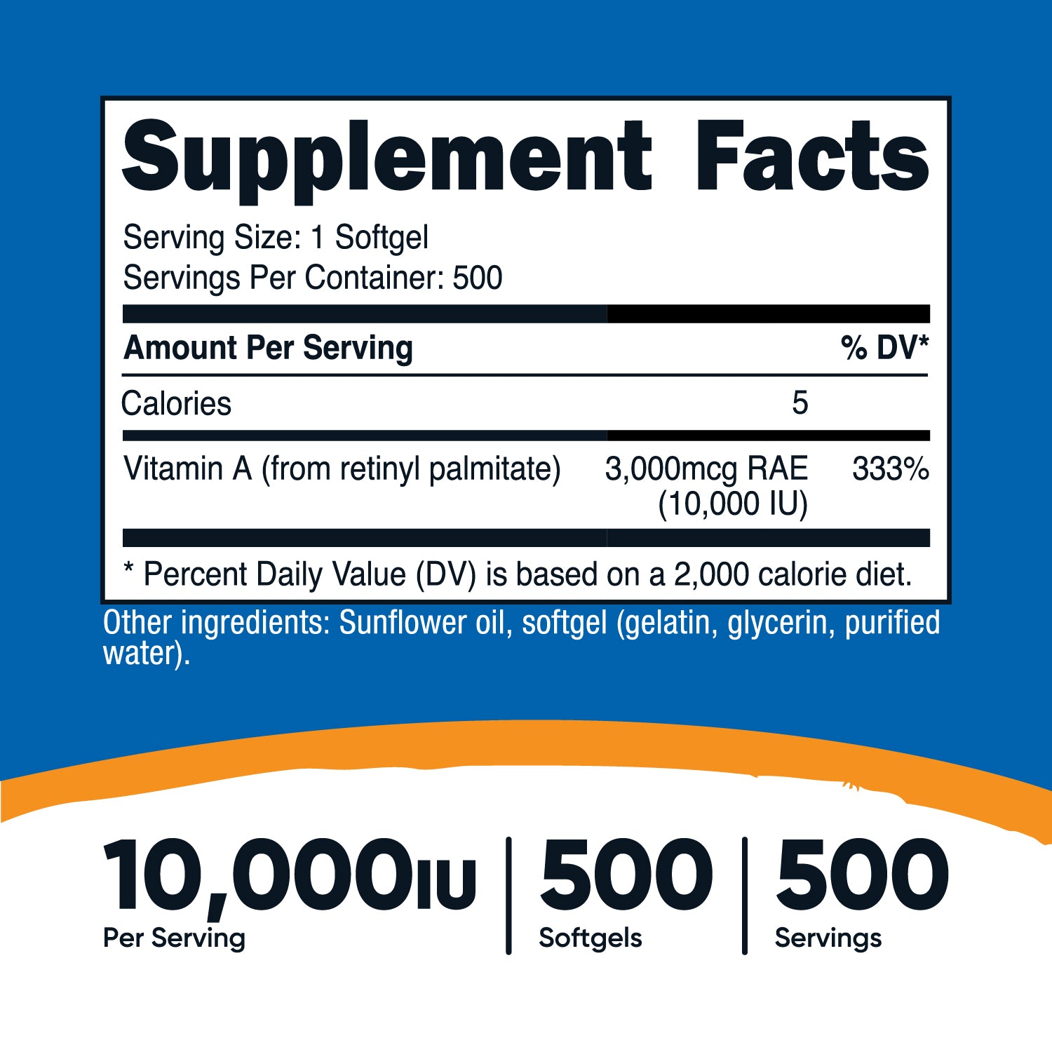 Nutricost Vitamin A Softgels - Nutricost