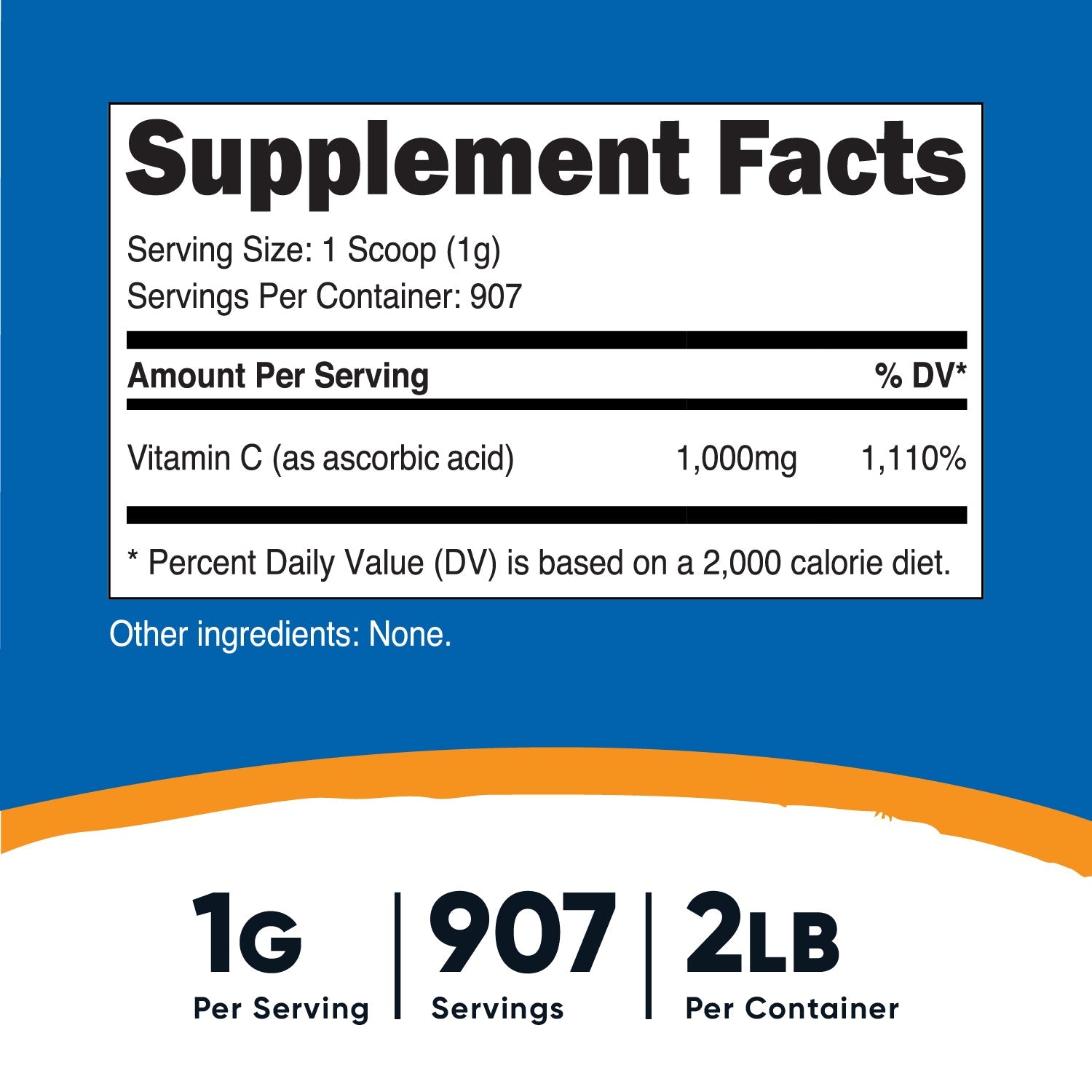 Nutricost Vitamin C Powder - Nutricost