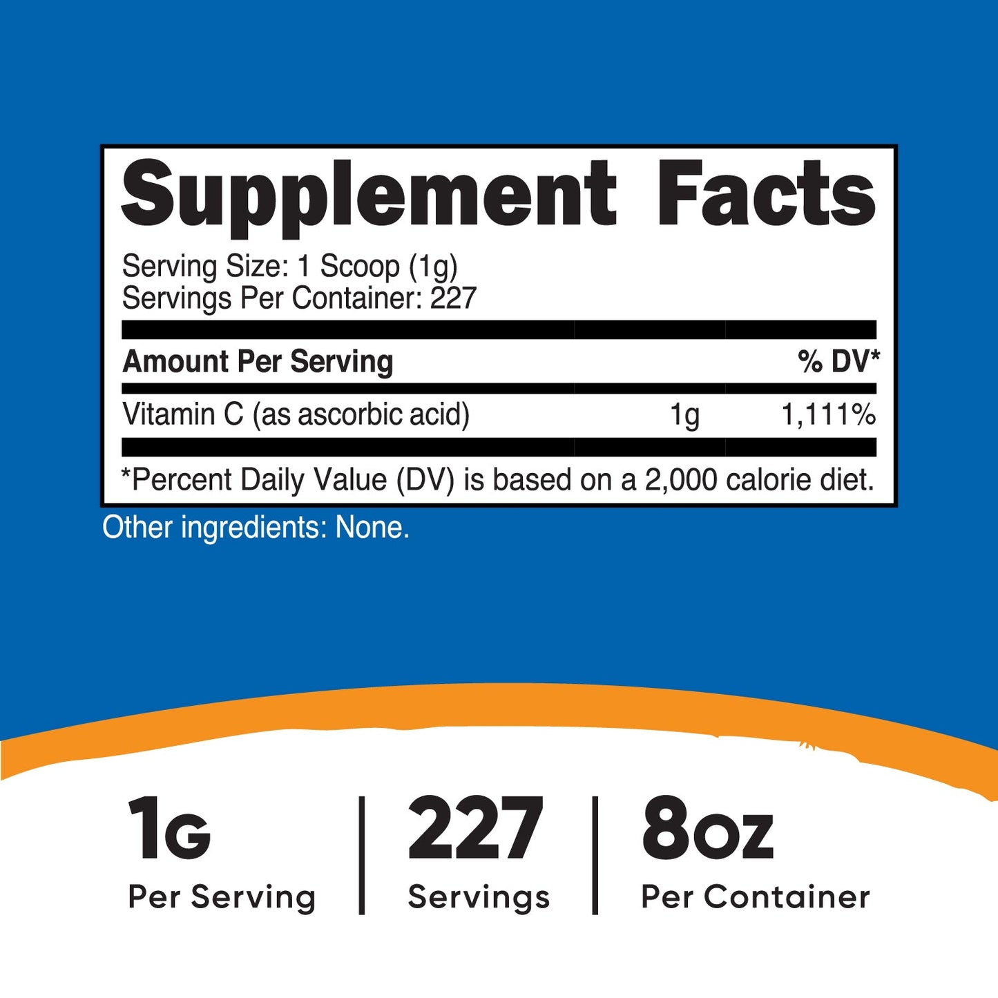 Nutricost Vitamin C Powder - Nutricost