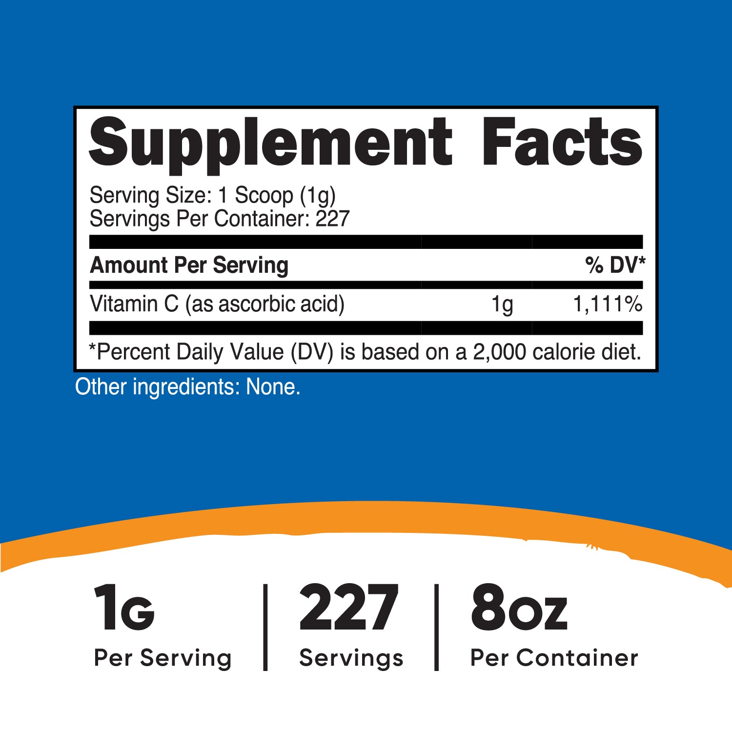 Nutricost Vitamin C Powder - Nutricost