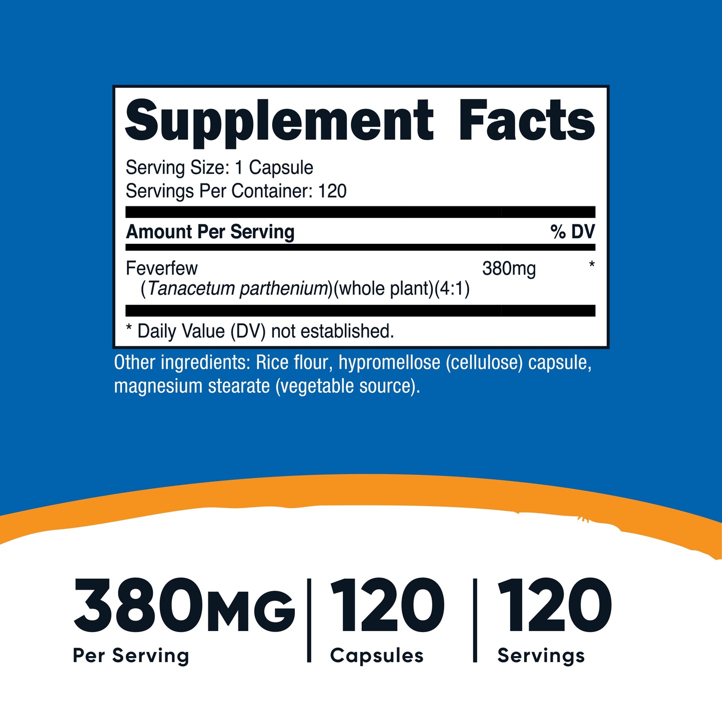 Nutricost Feverfew Capsules