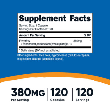 Nutricost Feverfew Capsules