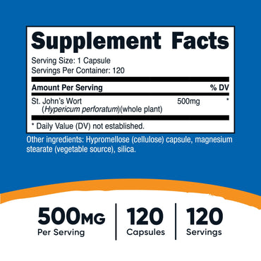 세인트 존스 와트 500mg 120캡슐