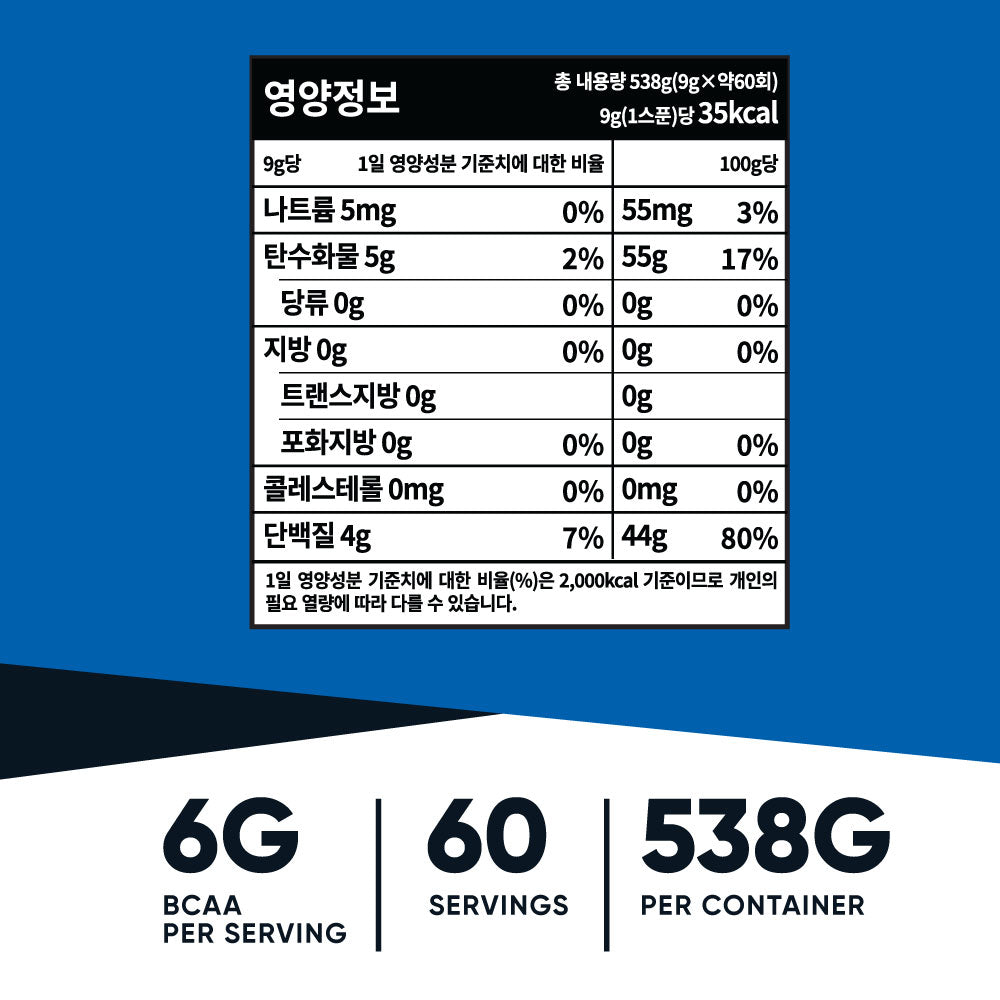 뉴트리코스트 BCAA 파우더