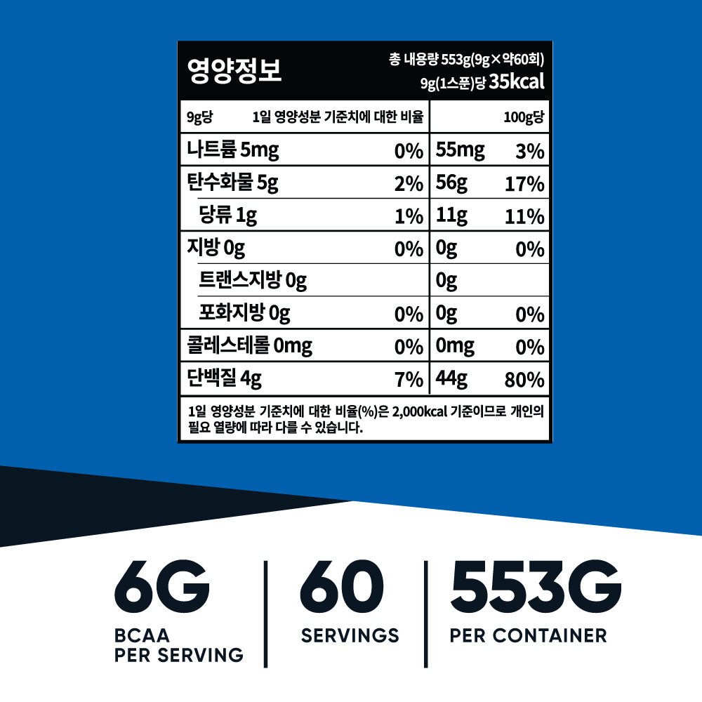 뉴트리코스트 BCAA 파우더