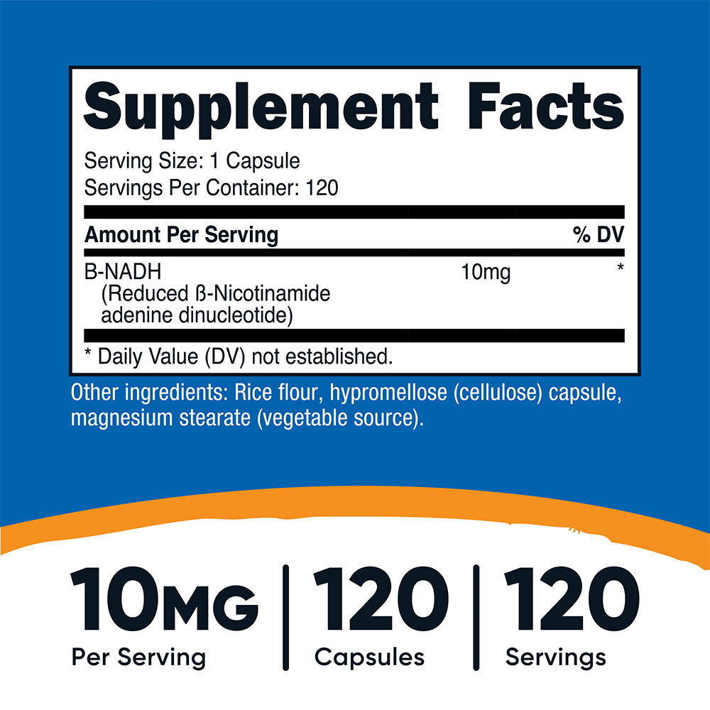 뉴트리코스트 NADH 10mg 120캡슐
