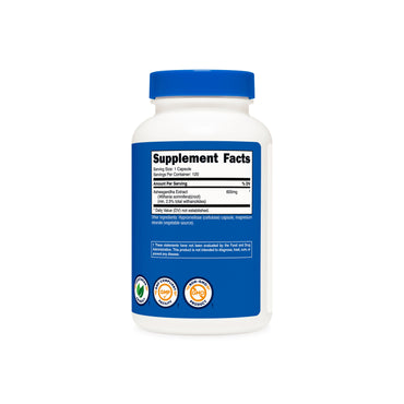 아슈와간다 뿌리 600mg 120캡슐