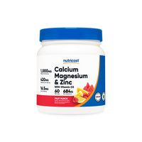 Nutricost Calcium + Magnesium + Zinc Citrates with Vitamin D3 Powder