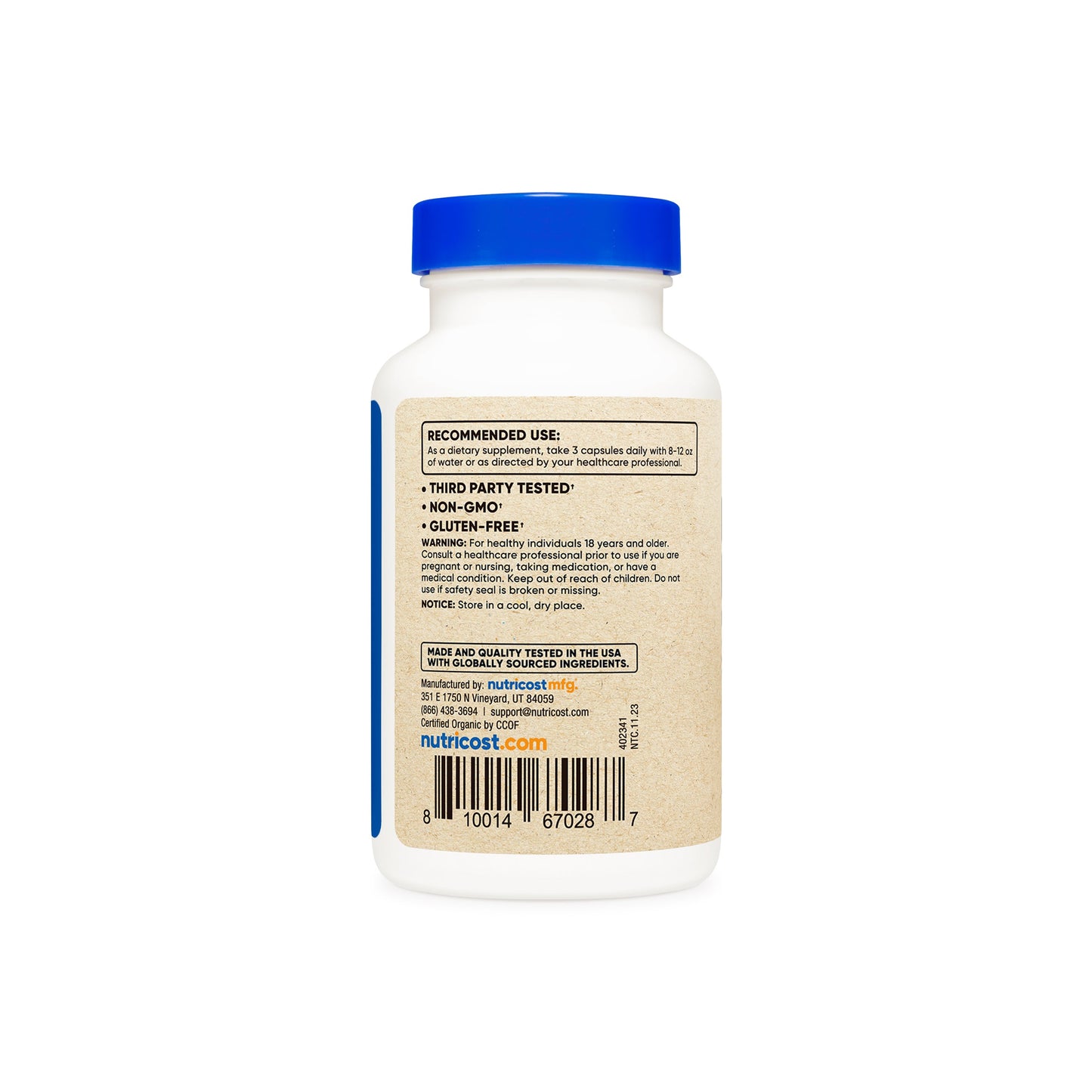 오가닉 노루궁뎅이 버섯 700mg 90캡슐
