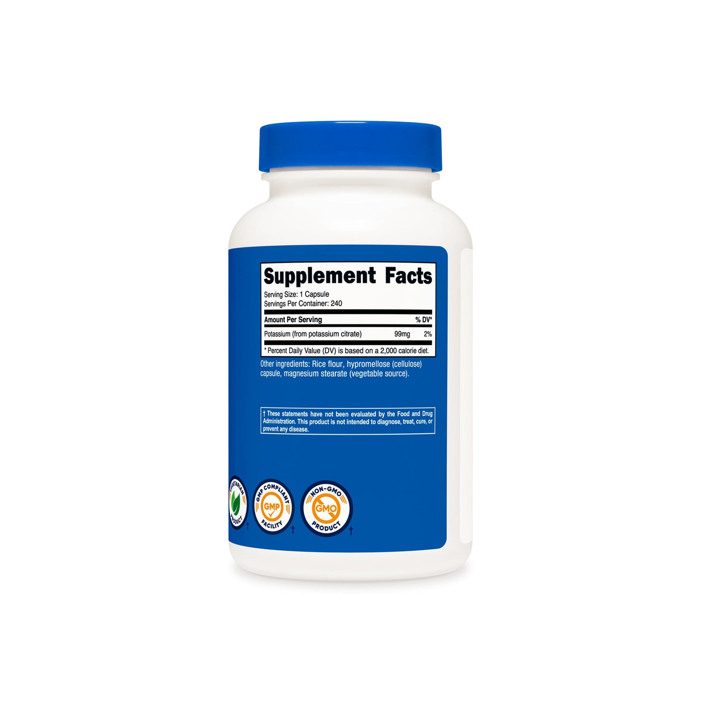 Nutricost Potassium Citrate Capsules