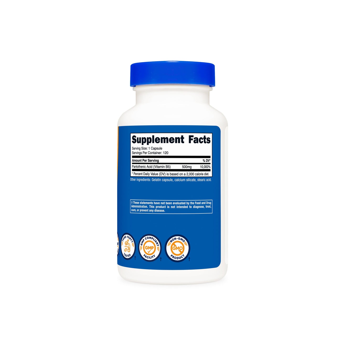 Nutricost Vitamin B5 Pantothenic Acid Capsules