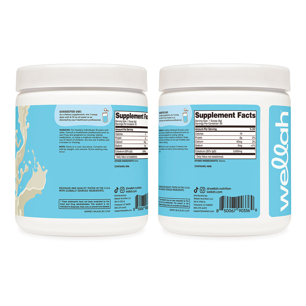 웰라 초유 콜로스트럼 3000mg UF 무맛 50회분