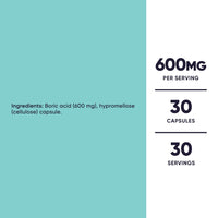 Nutricost Boric Acid Capsules - Nutricost