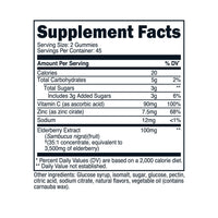 Nutricost Elderberry Gummies (with Vitamin C & Zinc) - Nutricost