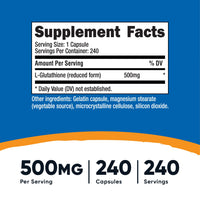 Nutricost Glutathione Capsules - Nutricost