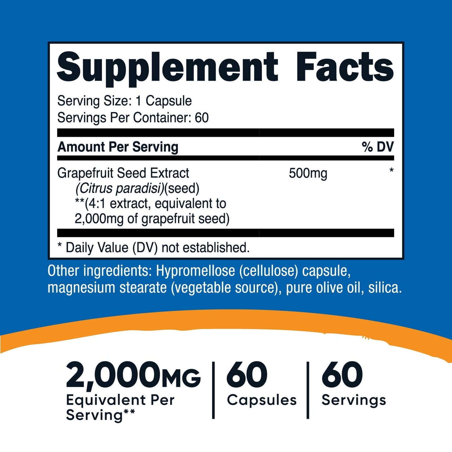 Nutricost Grapefruit Seed Extract Capsules - Nutricost