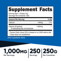 Nutricost HMB Powder - Nutricost