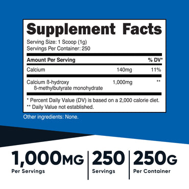 Nutricost HMB Powder - Nutricost