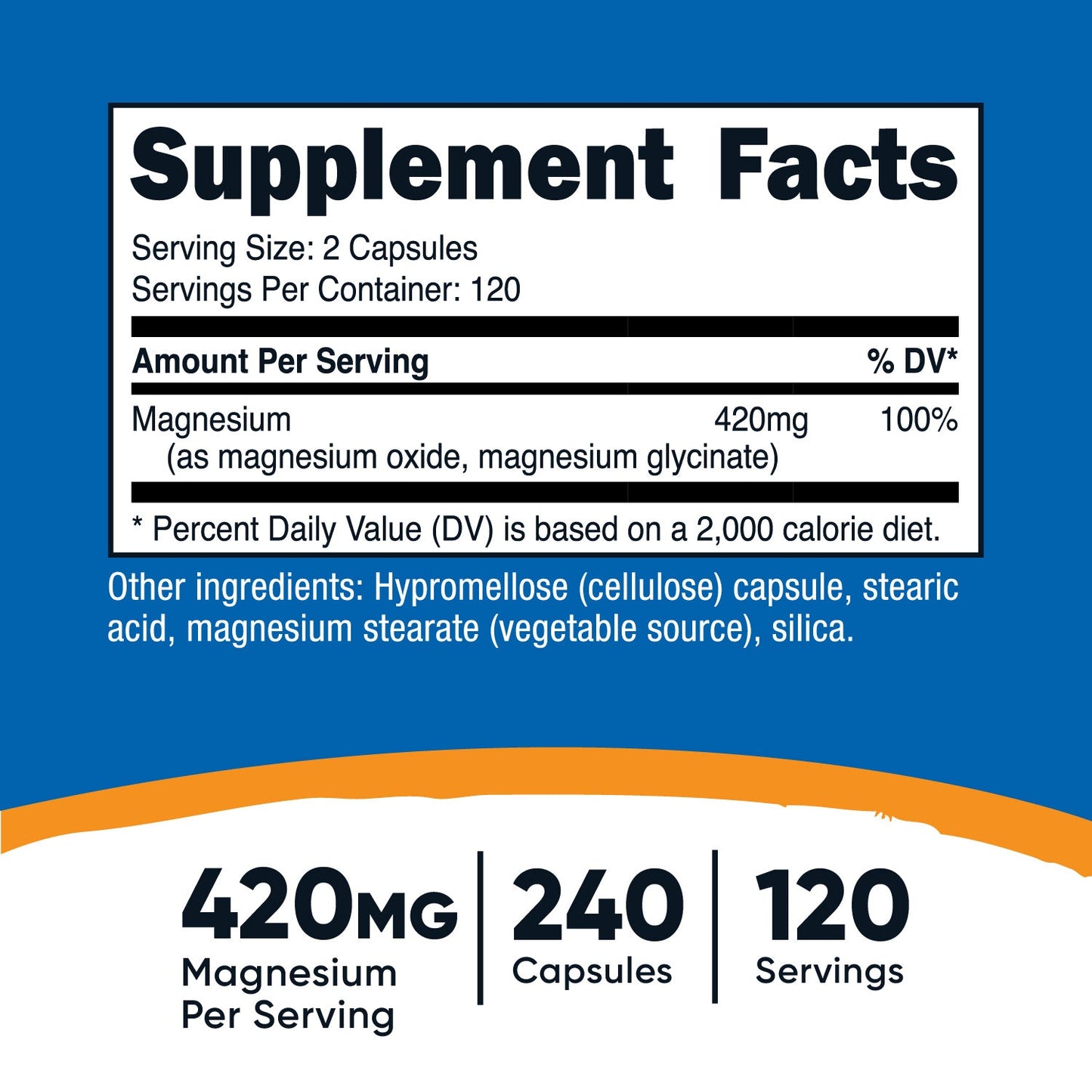 Nutricost Magnesium+ (Extra Strength) Capsules - Nutricost