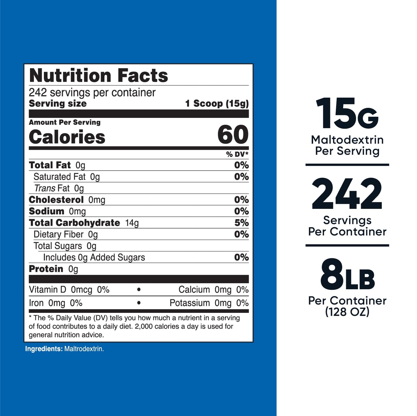Nutricost Maltodextrin Powder - Nutricost