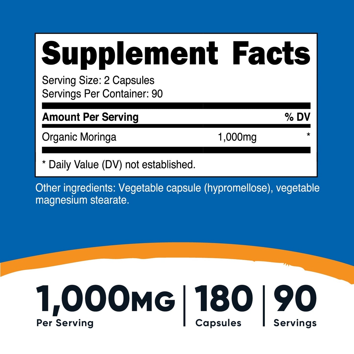 Nutricost Moringa Capsules - Nutricost