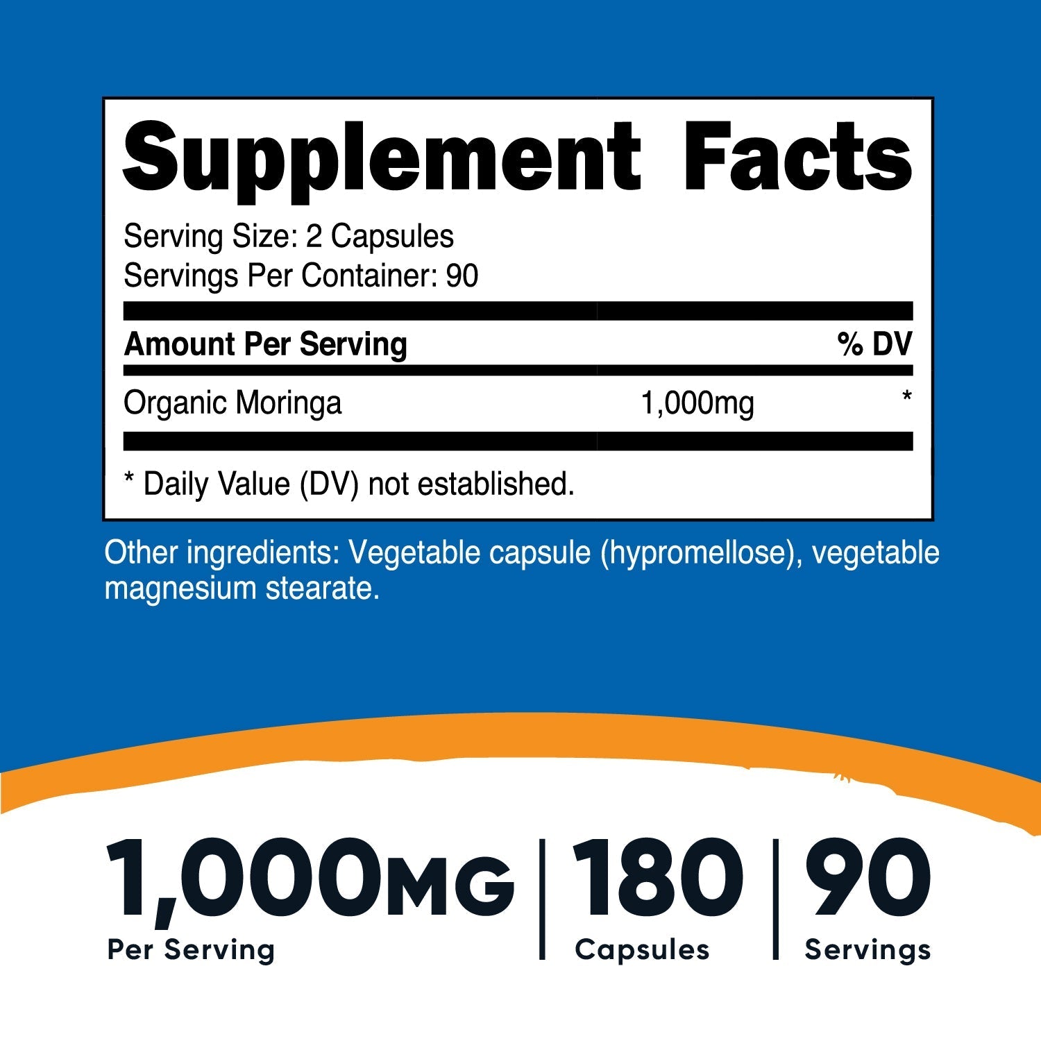 Nutricost Moringa Capsules - Nutricost